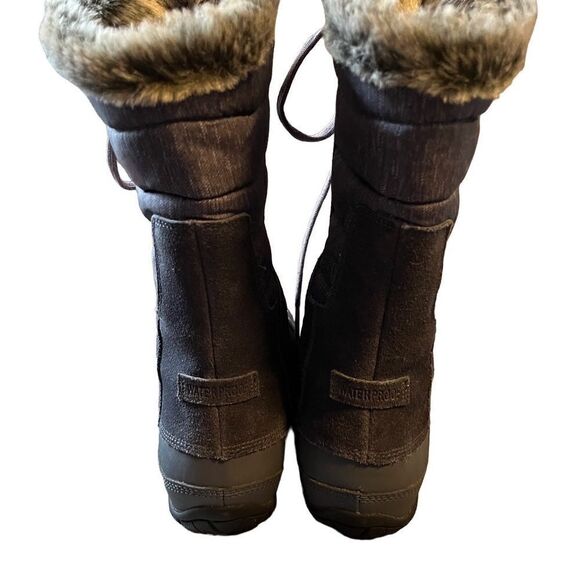 The North Face Women's Nuptse Pur-na Boot, size 7 , Iron Gate Grey/Quail Grey. - Picture 8 of 10